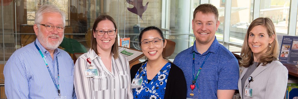 the optometry residency team