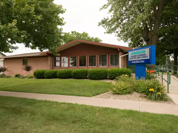 Palmer Clinic building in Postville Iowa.
