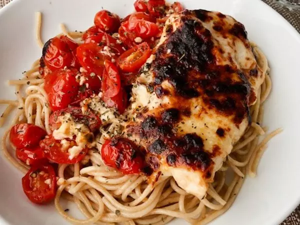 tomato baked chicken with mozzarella recipe