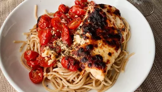 tomato baked chicken with mozzarella recipe
