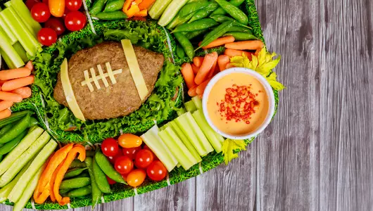healthy eating tips for the big game
