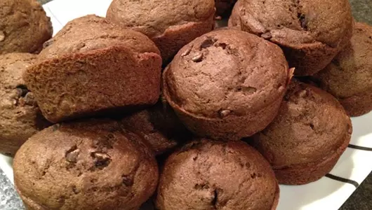 double chocolate pumpkin muffin recipe
