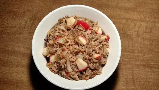 wild rice with apples recipe