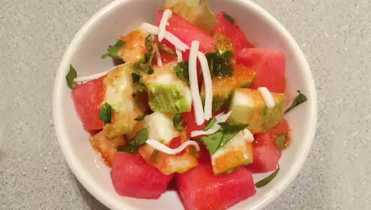 zesty watermelon salad recipe