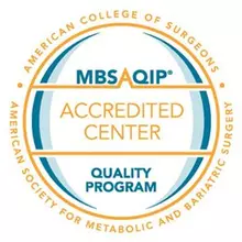 MBSAQIP accreditation seal