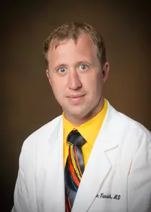 Portrait of doctor Devin Wenrich.