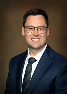 Portrait of podiatry resident Jordan Johnson.